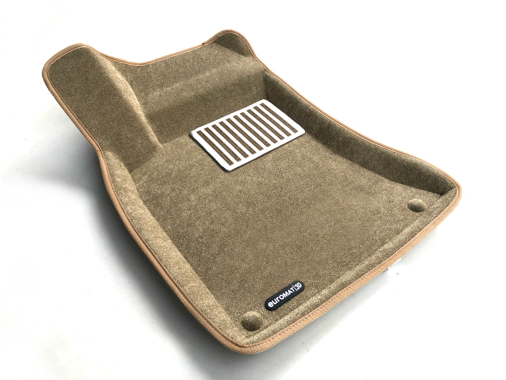 Коврики салона текст. 3D euro-std MB W177,247,C118,X157 (A,B,CLA,GLA-Class) (2018-) (БЕЖ) (EM3D) C1